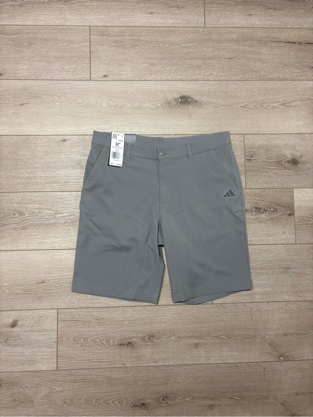 NEW WITH TAGS MY LOSS YOUR GAIN adidas Men's Light Gray Athletic Golf Shorts